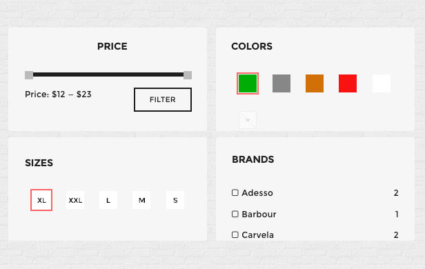 Product Filter Widget For WooCommerce Variations Swatches and Photos