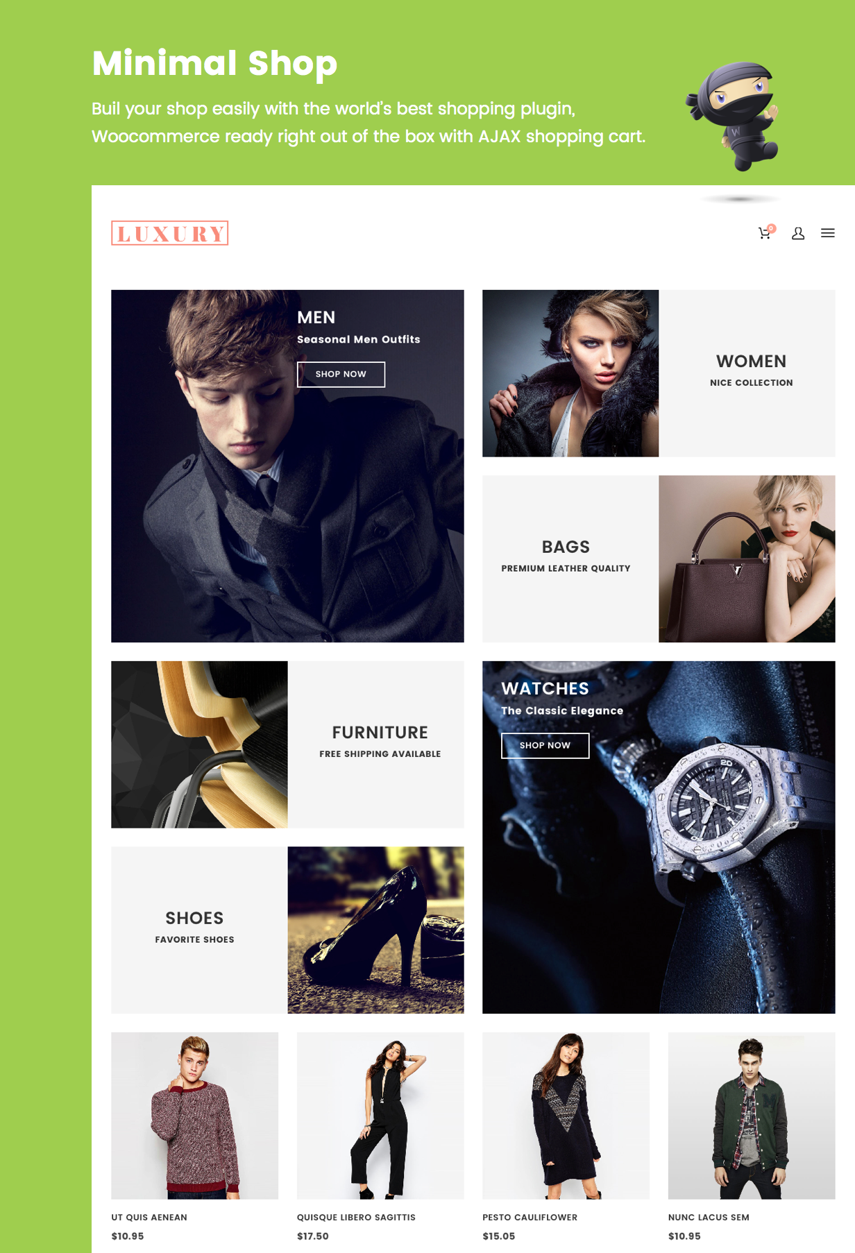 Luxury - Fashion WooCommerce WordPress theme